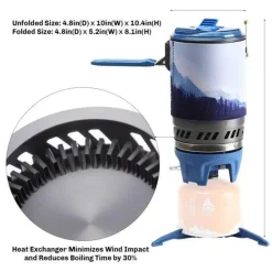The Outdoor Vault Camping-Werkzeuge|Camping Im Freien-Schnellheizender Campingkocher – Schnellkocher fürs Lagerfeuer