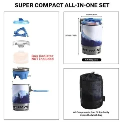 The Outdoor Vault Camping-Werkzeuge|Camping Im Freien-Schnellheizender Campingkocher – Schnellkocher fürs Lagerfeuer