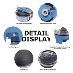 The Outdoor Vault Camping-Werkzeuge|Camping Im Freien-Schnellheizender Campingkocher – Schnellkocher fürs Lagerfeuer