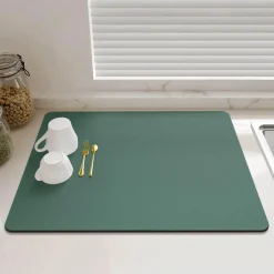 The Decor Haven Küche & Esszimmer-Schnelltrocknende, rutschfeste Küchenmatte – super saugfähig, groß