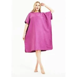 The Relaxation Nook Fitness-Gadgets|Gesundheits- Und Entspannungstools-Schnelltrocknender Wickelmantel aus Mikrofaser – leicht und vielseitig