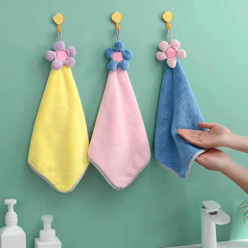 Tom Küche & Esszimmer-Schnelltrocknendes Handtuch aus Korallenfleece – weich, saugfähig und ideal für den täglichen Gebrauch