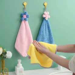 Tom Küche & Esszimmer-Schnelltrocknendes Handtuch aus Korallenfleece – weich, saugfähig und ideal für den täglichen Gebrauch