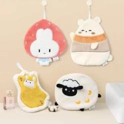 Tom Küche & Esszimmer-Schnelltrocknendes Handtuch aus Korallenfleece mit Cartoon-Tiermotiv, ideal für Zuhause, Küche und Badezimmer