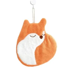 Tom Küche & Esszimmer-Schnelltrocknendes Mikrofasertuch mit Cartoon-Tiermotiv – Korallensamt-Frotteetuch