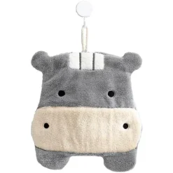 Tom Küche & Esszimmer-Schnelltrocknendes Mikrofasertuch mit Cartoon-Tiermotiv – Korallensamt-Frotteetuch