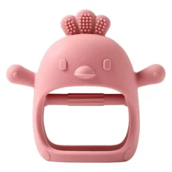 The Decor Haven Babyspielzeug-Schnullerhandschuhe für Babys – Niedliches Beißzubehör aus Silikon