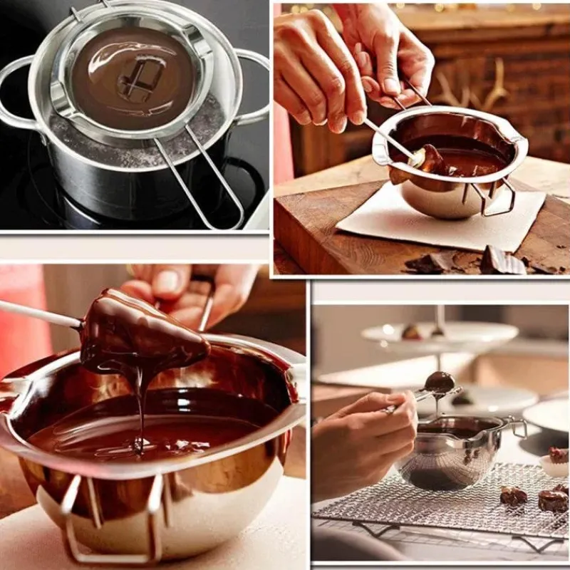 Tom Küche & Esszimmer-Schokoladenschmelztopf – Edelstahl-Backutensil