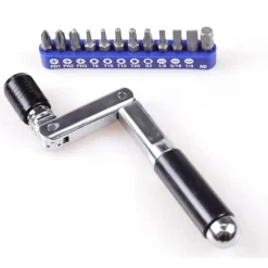 Roam Ready Outdoor-Artikel|Heimwerkzeuge-Schraubendreher mit verstellbarem Griff – Werkzeug mit flexiblem Griff