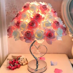 Bright Accents Beleuchtung-Schreibtischlampe aus Rosenkristall – elegante Akzentbeleuchtung für die Inneneinrichtung