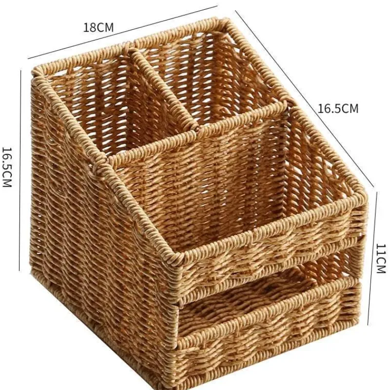 Feast u0026 Flair Küche & Esszimmer-Schreibtisch-Organizer – Aufbewahrungsbehälter für Taschentücher und Stiftehalter