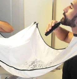 PureGlow Männerpflege|Körperpflege-Schürze zum Trimmen von Haar und Bart