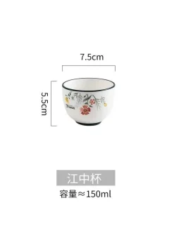 Elegance at the Table Küche & Esszimmer-Schüssel- und Tellerset aus Bone China – Elegantes Essgeschirr für Reisnudeln