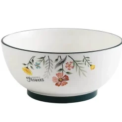 Elegance at the Table Küche & Esszimmer-Schüssel- und Tellerset aus Bone China – Elegantes Essgeschirr für Reisnudeln