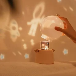 The Light Loft Beleuchtung-Schutzengel-Projektorlampe – Sternennacht-Entspannungslicht