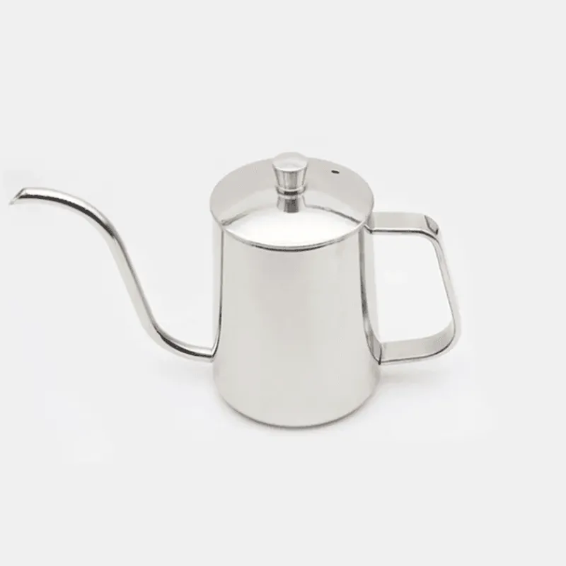 Tom Küche & Esszimmer-Schwanenhalskessel aus Edelstahl – 600 ml Übergießkanne für Kaffee und Tee