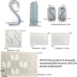 Tom Küche & Esszimmer-Schwanenhals-Silikonform – Fondant, Schokoladenkuchen, Dekorationswerkzeug