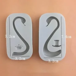 Tom Küche & Esszimmer-Schwanenhals-Silikonform – Fondant, Schokoladenkuchen, Dekorationswerkzeug
