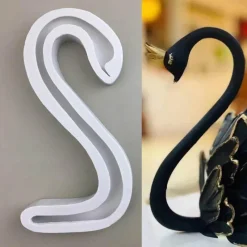 Tom Küche & Esszimmer-Schwanenhals-Silikonform – Fondant, Schokoladenkuchen, Dekorationswerkzeug