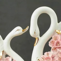Plates u0026 More Küche & Esszimmer-Schwanenskulpturenpaar - Elegantes Hochzeitsdekor