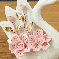 Plates u0026 More Küche & Esszimmer-Schwanenskulpturenpaar - Elegantes Hochzeitsdekor