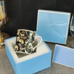 Feast u0026 Flair Küche & Esszimmer-Schwarzes Einhorn-Geschirrset – Elegantes Küchengeschirr