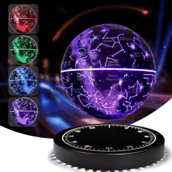 Bright Accents Beleuchtung-Schwebender Maglev-Sternenprojektor – Sternbild-Nachtlicht