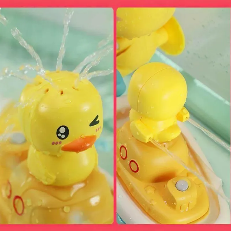 The Decor Haven Babyspielzeug-Schwimmendes Sprinkler-Badespielzeug in Entenform – lustiges Wasserspiel für Kinder