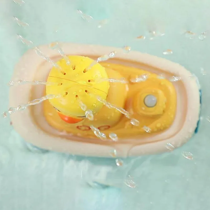 The Decor Haven Babyspielzeug-Schwimmendes Sprinkler-Badespielzeug in Entenform – lustiges Wasserspiel für Kinder