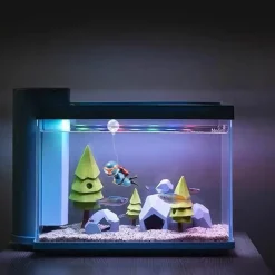 TailTrend Haustierzubehör|Haustierspielzeug-Schwimmendes Taucher-Aquarium-Ornament – ​​Unterwasser-Dekor-Akzent