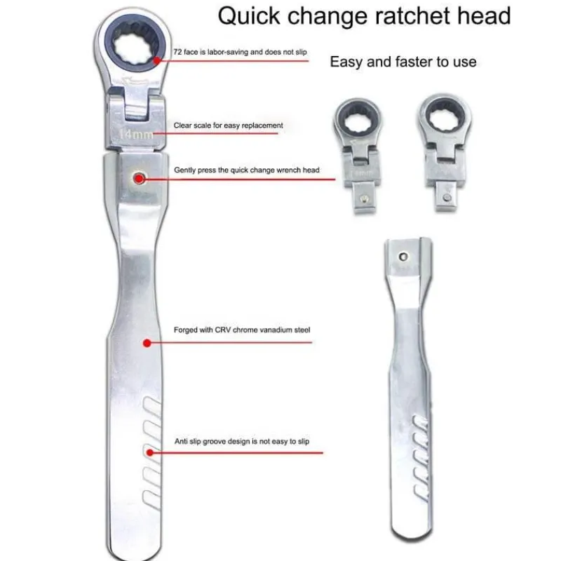 The Outdoor Vault Heimwerkzeuge|Outdoor & Garten-Sechskant-Ratschen-Steckschlüsselsatz – Vielseitiger Werkzeugsatz