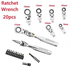 The Outdoor Vault Heimwerkzeuge|Outdoor & Garten-Sechskant-Ratschen-Steckschlüsselsatz – Vielseitiger Werkzeugsatz