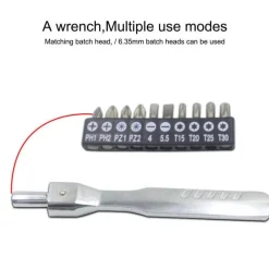 The Outdoor Vault Heimwerkzeuge|Outdoor & Garten-Sechskant-Ratschen-Steckschlüsselsatz – Vielseitiger Werkzeugsatz