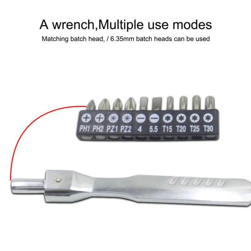 The Outdoor Vault Heimwerkzeuge|Outdoor & Garten-Sechskant-Ratschen-Steckschlüsselsatz – Vielseitiger Werkzeugsatz