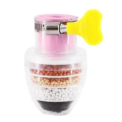 The Cozy Mug Küche & Esszimmer-Sechsschichtiger Wasserhahn-Wasserreiniger – Fortschrittliches Steinfiltersystem