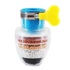 The Cozy Mug Küche & Esszimmer-Sechsschichtiger Wasserhahn-Wasserreiniger – Fortschrittliches Steinfiltersystem