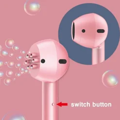 The Decor Haven Babyspielzeug-Seifenblasen-Spielzeug – Kreatives automatisches Kopfhörer-Design