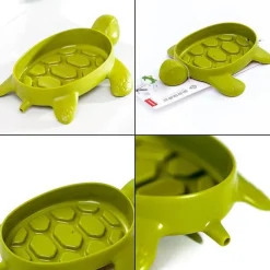 The Blissful Bath Badezimmer-Seifenhalter mit Meeresschildkröte - Rutschfestes Badezimmerzubehör