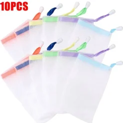 The Blissful Bath Küche & Esszimmer|Badezimmer-Seifen-Organizer-Taschen aus Netzstoff – 10er-Pack Aufbewahrungslösungen für Zuhause und unterwegs