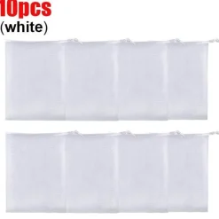 The Blissful Bath Küche & Esszimmer|Badezimmer-Seifen-Organizer-Taschen aus Netzstoff – 10er-Pack Aufbewahrungslösungen für Zuhause und unterwegs