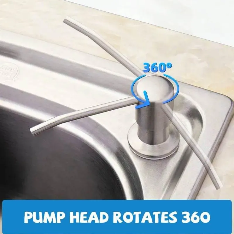 Cozy Living Gadgets Für Zuhause|Möbel-Seifenspender-Set für die Küchenspüle – Integrierte Flüssiglösung