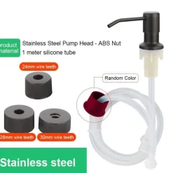 Cozy Living Gadgets Für Zuhause|Möbel-Seifenspender-Set für die Küchenspüle – Integrierte Flüssiglösung