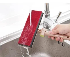 Tranquil Waters Badezimmer-2-seitiges Reinigungswerkzeug - Multifunktionaler Haushaltsreiniger