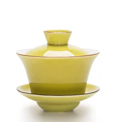 Plates u0026 More Küche & Esszimmer-Seladon-Kung-Fu-Teeset – 140 ml Gaiwan für Pu-Erh-Tee