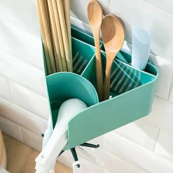 Space Savvy Küche & Esszimmer-Selbstklebendes Abtropfgestell für Utensilien – Küchen-Organizer-Zubehör