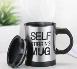 Brew Bliss Küche & Esszimmer-Selbstrührender Isolierbecher – Reisebecher mit automatischer Temperaturregelung