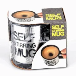 Brew Bliss Küche & Esszimmer-Selbstrührender Isolierbecher – Reisebecher mit automatischer Temperaturregelung