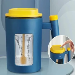 The Decor Haven Camping-Werkzeuge|Camping Im Freien-Selbstrührender Reisekaffeebecher – Automatischer Getränkemixer