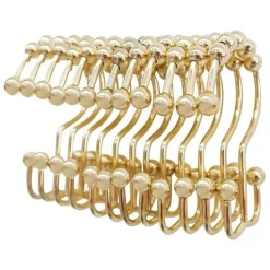 Aqua Essence Badezimmer-Selena Decorative Shower Curtain Hooks for Stylish Bathroom Decor