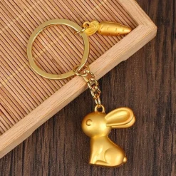 Gear Up u0026 Go Outdoor-Artikel|Outdoor-Gadgets-Süßer Hasen Schlüsselanhänger - Glückskaninchen Accessoire